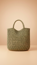 Mini Straw Bucket Bag