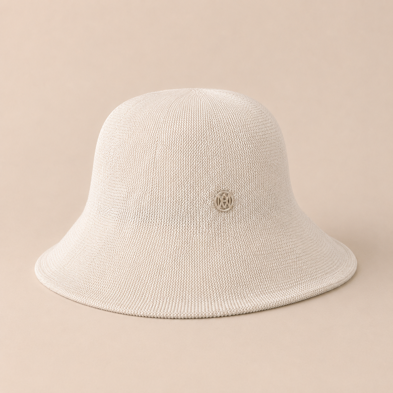Ivory Woven Bucket Hat