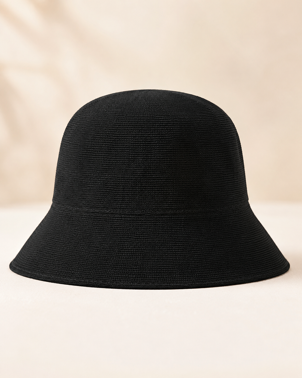 Noir Lyocell Blend Bucket Hat