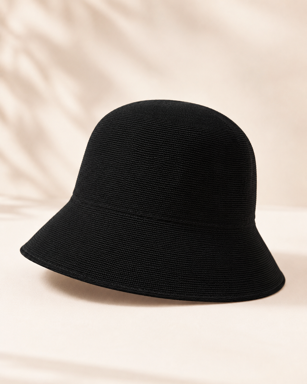 Noir Lyocell Blend Bucket Hat