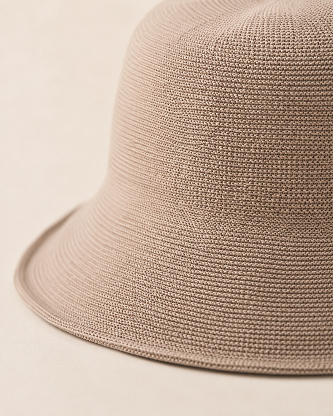 Taupe Soft Bucket Hat