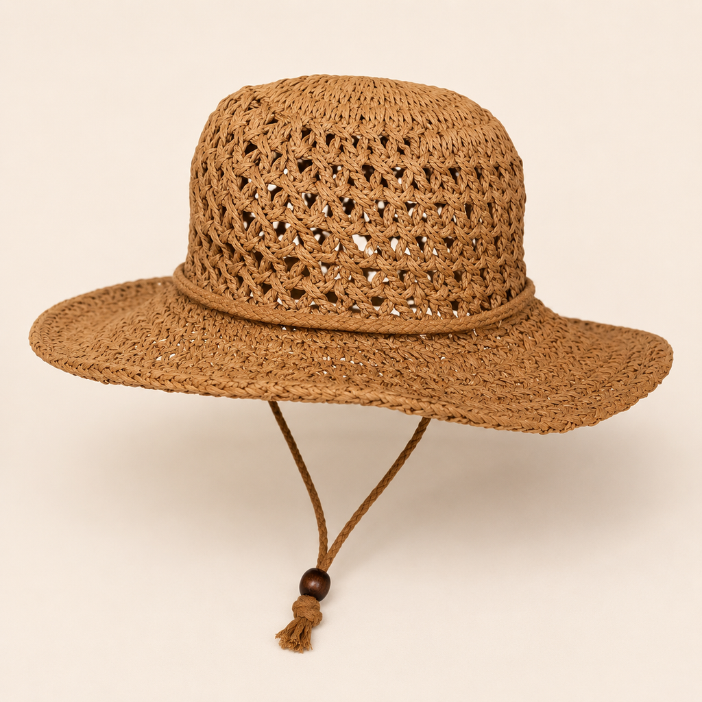 Luna Woven Sun Hat in Natural